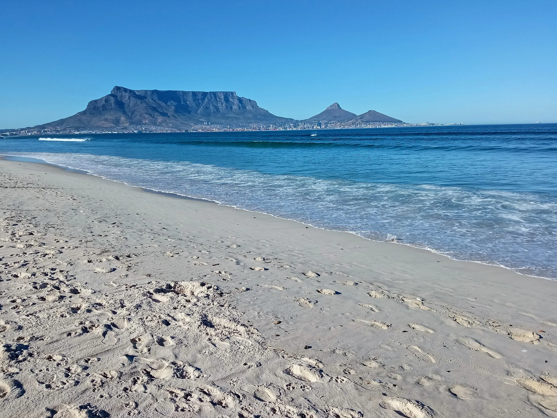 Table Mountain from Blouberg, South Africa